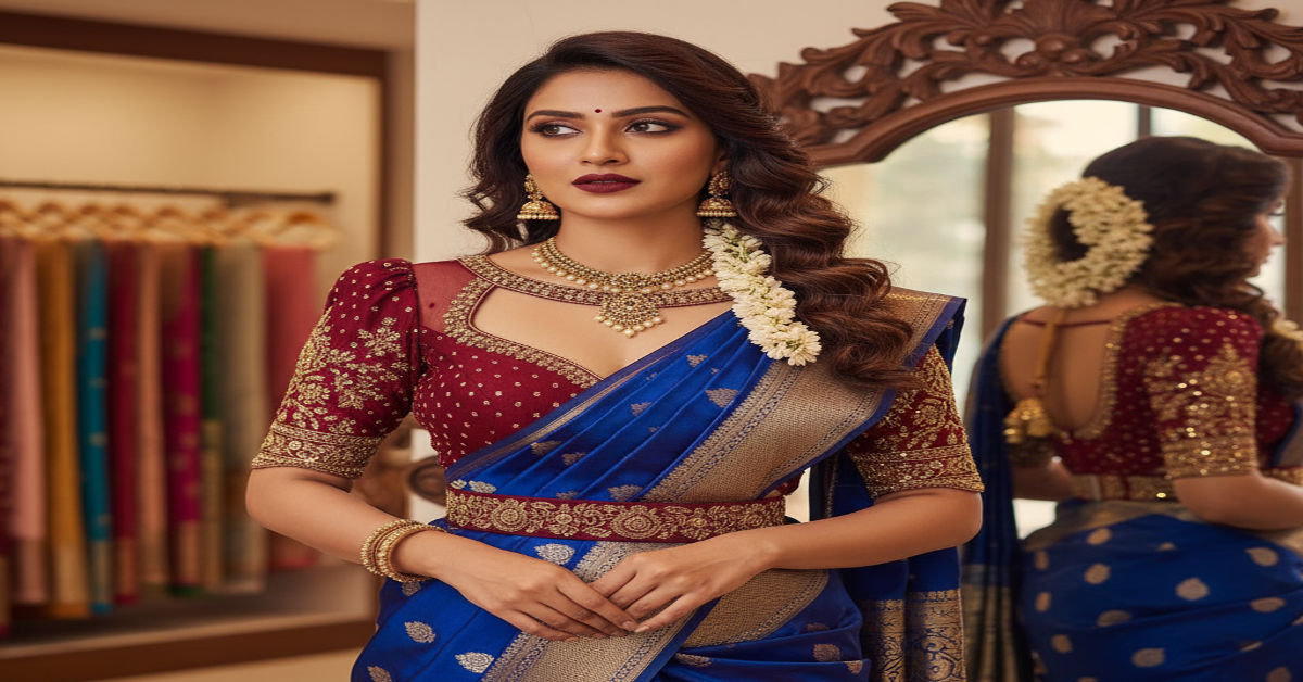 Silk Saree Blouse Designs