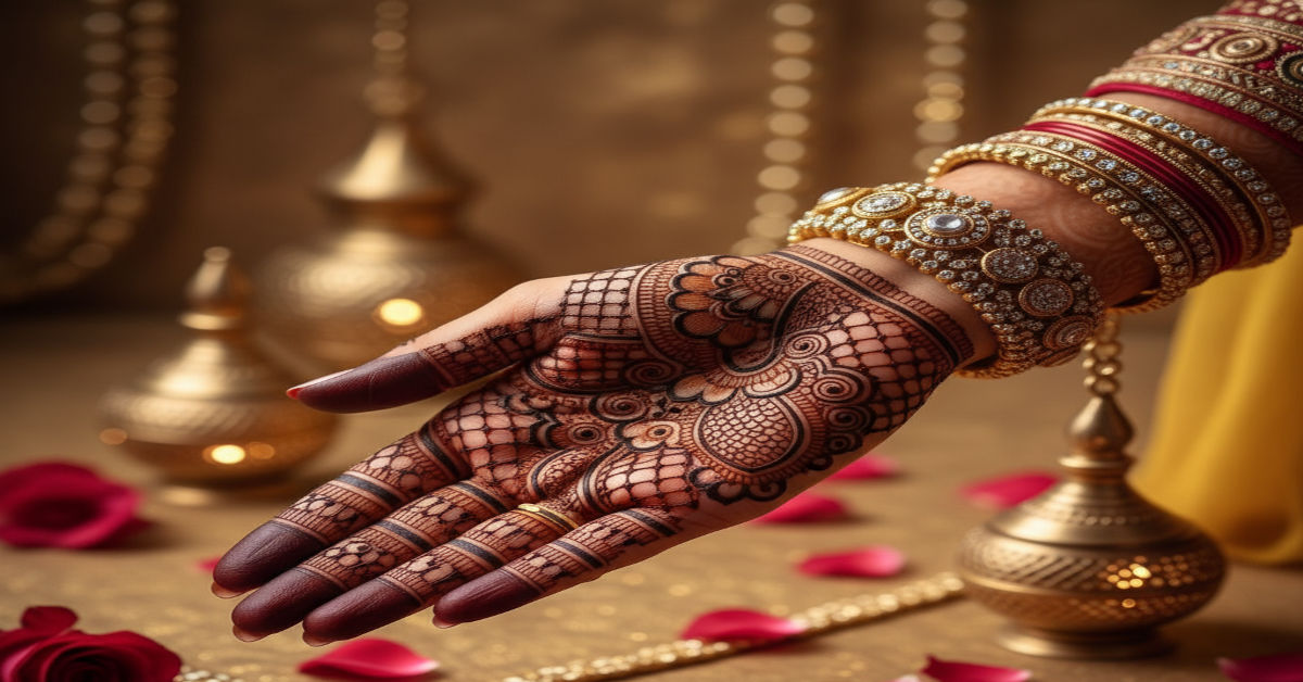 Royal Front Hand Mehndi Design
